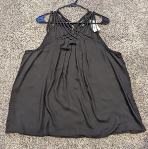 Torrid Strappy Chiffon Tank